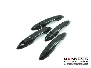 Alfa Romeo Giulia Exterior Door Handle Cover Set - Carbon Fiber Alfa Romeo Giulia Exterior Door Handle Cover Set - Carbon Fiber